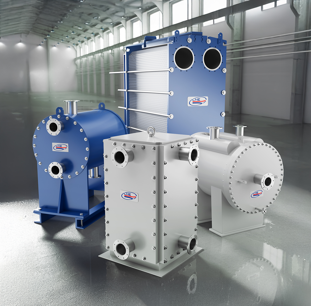 Lhe Heat exchangers for mining, metal refining and paper industries - LHE